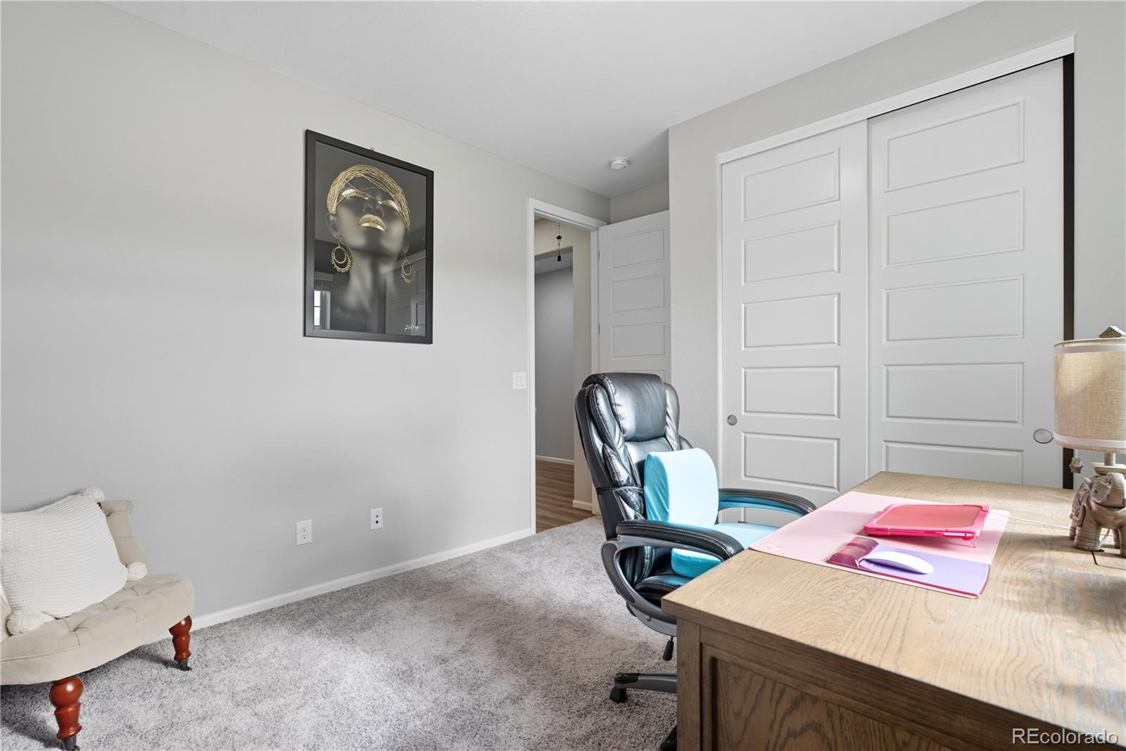 5740 Berry Ridge Wy. Castle Rock, CO 80104 - Photo 6 of 38 a view of a workspace with furniture