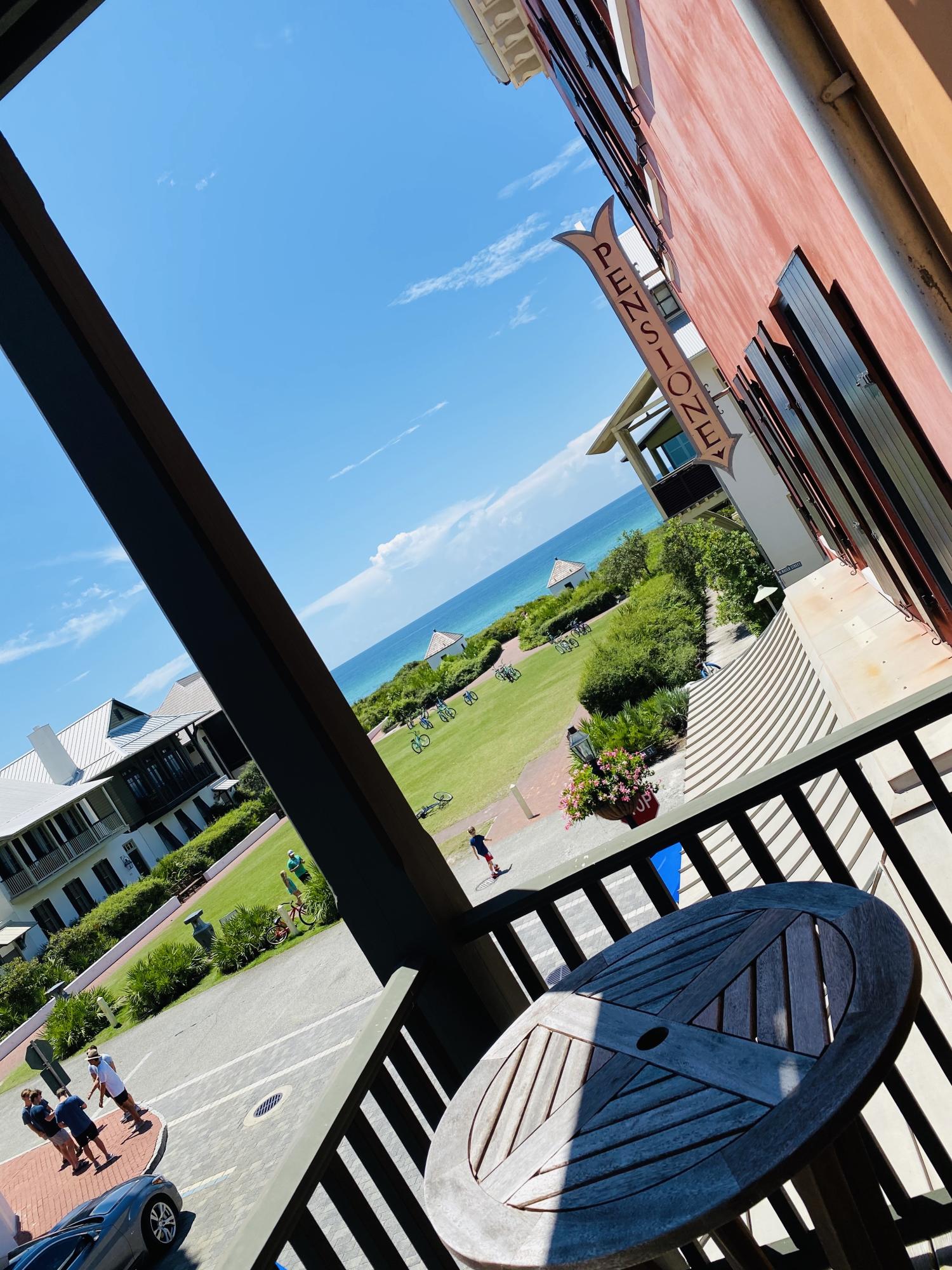 72 Main Street, Unit 2A Rosemary Beach, FL 32461 - Photo 4 of 7 a view of a balcony with chairs