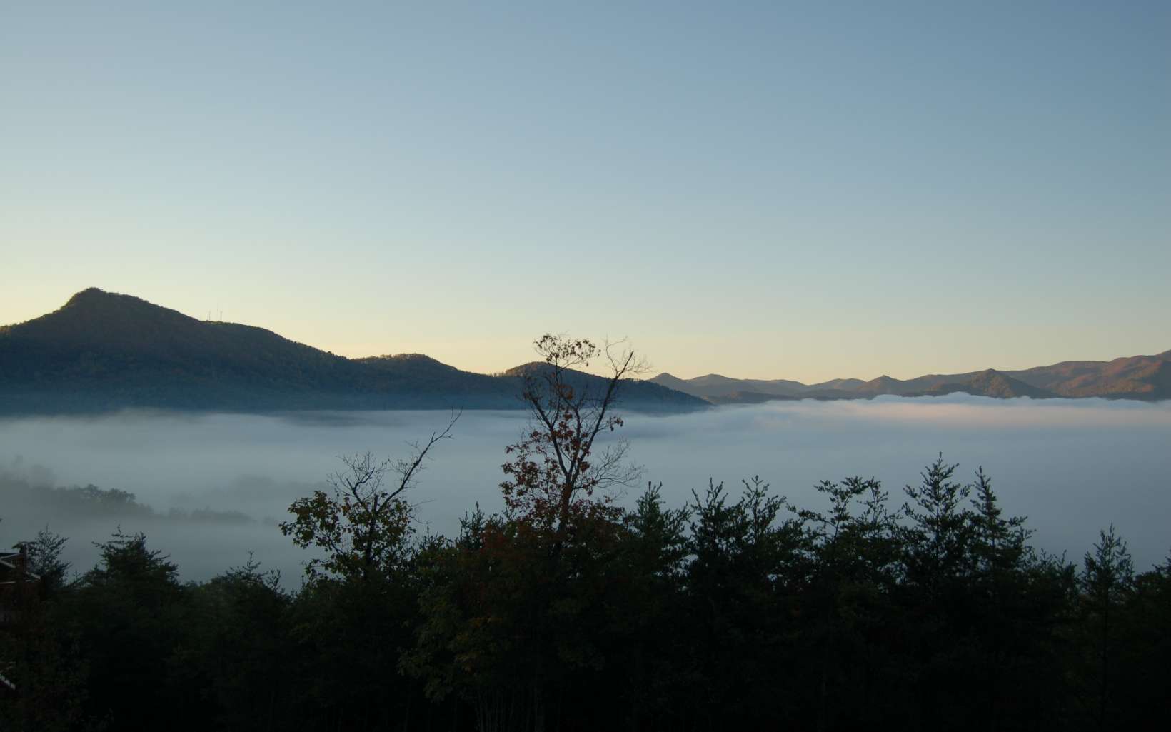 Dan Knob Hayesville, NC 28904 - Photo 5 of 7 a view of a lake with a mountain in the background