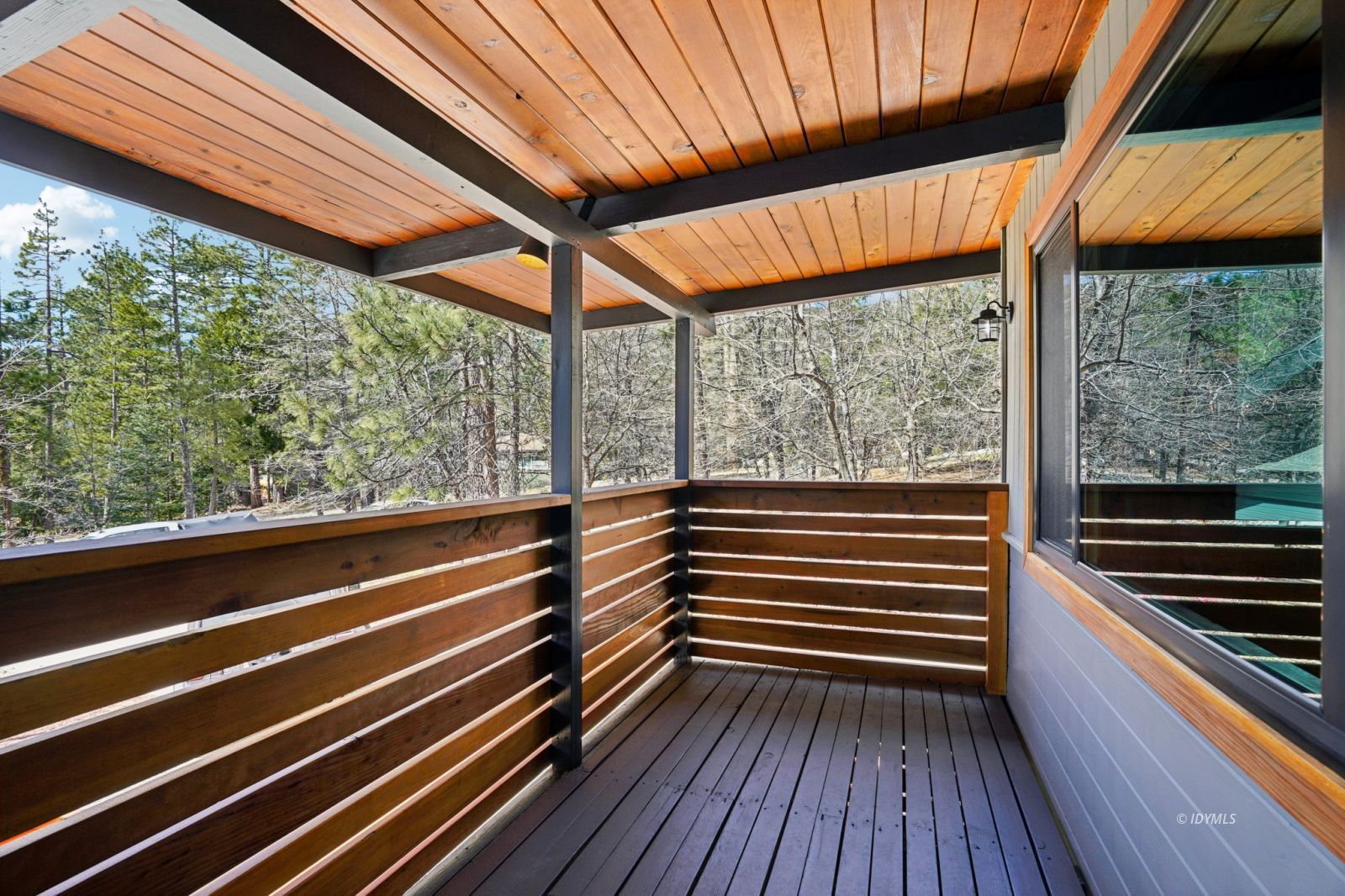 25430 Palomar Road Idyllwild, CA 92549 - Photo 19 of 38 a view of outdoor space with wooden floor and outdoor space