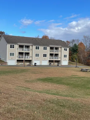 a big house with a yard