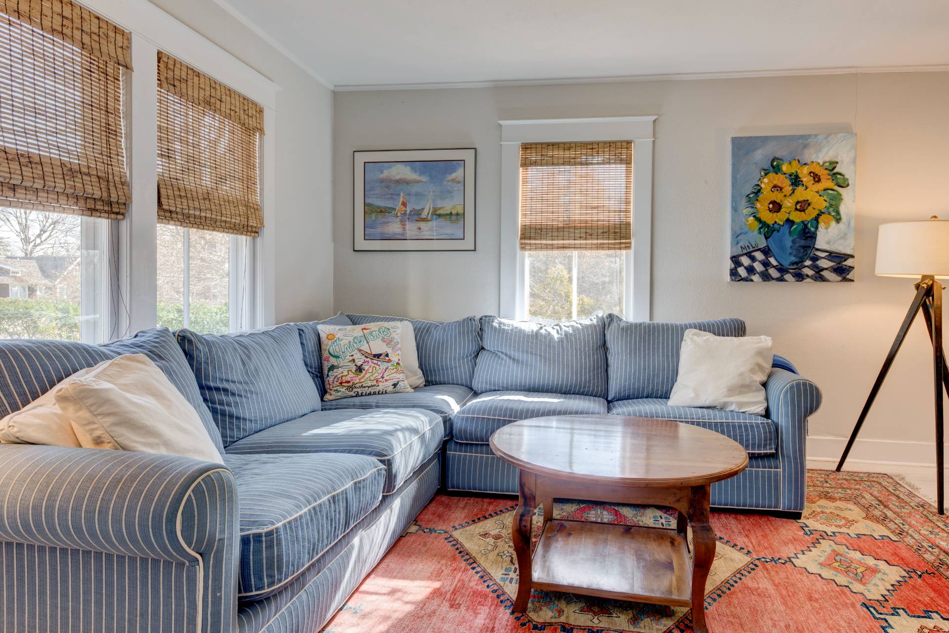 151 Church Lane Bridgehampton, NY 11932 - Photo 6 of 21 a living room with furniture and a window