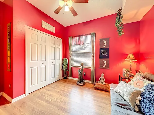 a view of livingroom with furniture and window