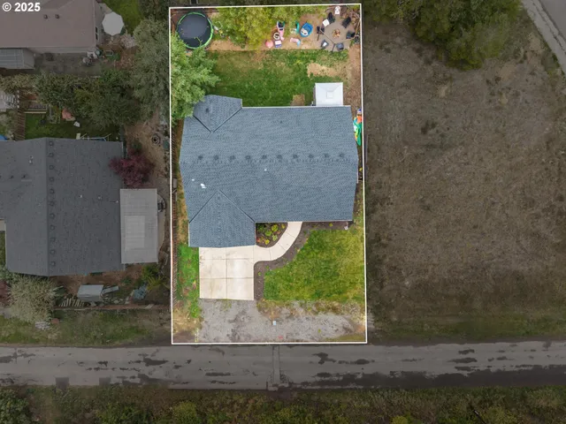 a view of a lake with a city