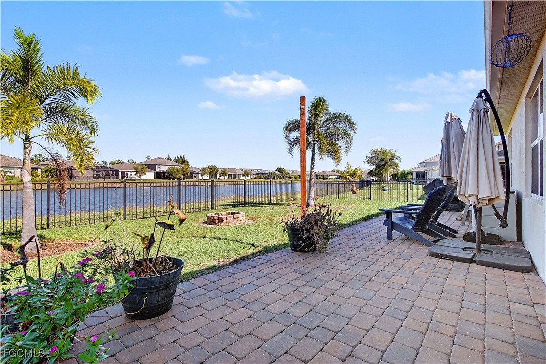 2613 Manzilla Lane Cape Coral, FL 33909 - Photo 24 of 42 a view of a garden with furniture