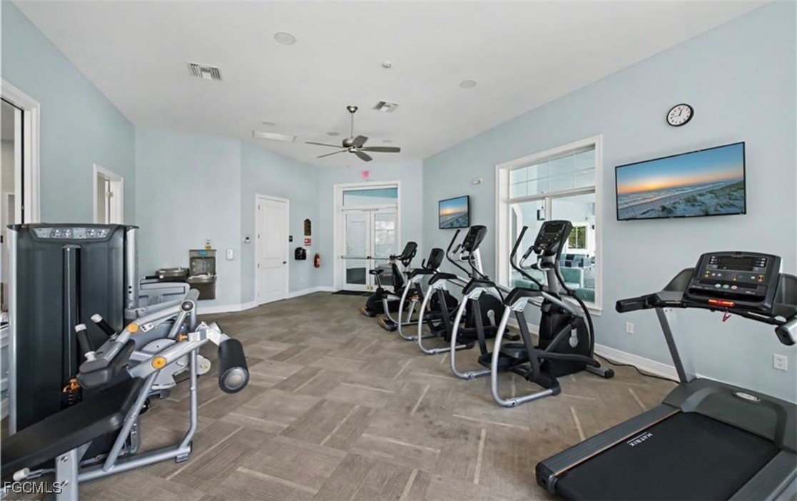 2613 Manzilla Lane Cape Coral, FL 33909 - Photo 40 of 42 a view of a room with gym equipment