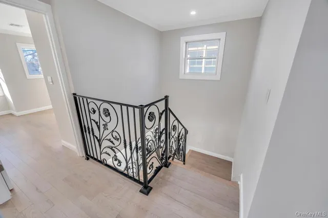 a view of entryway with stairs