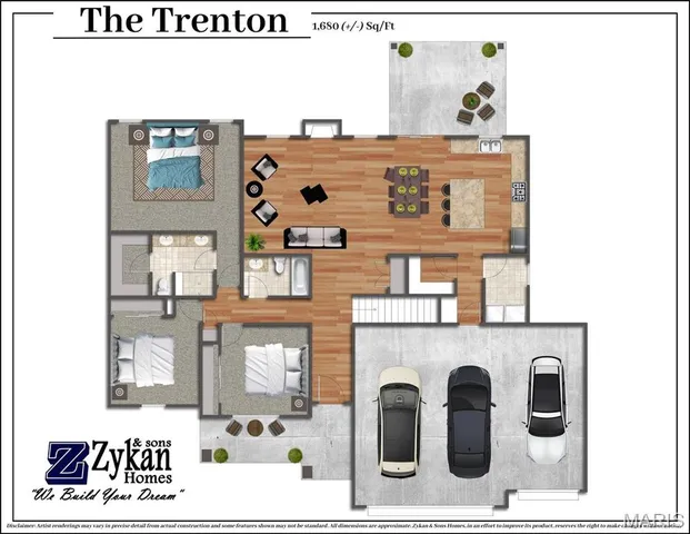 $400,500 | 1 Trenton @ Stone Canyon, Foristell, MO 63348