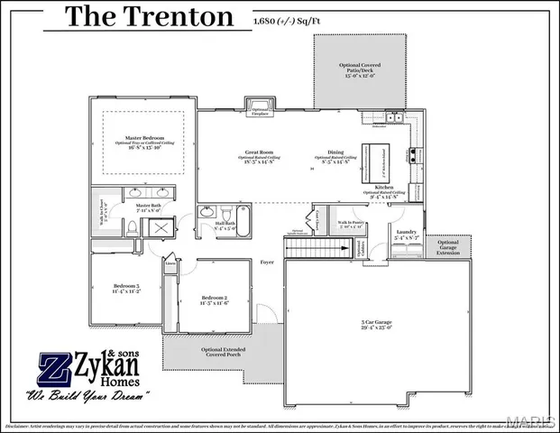 $400,500 | 1 Trenton @ Stone Canyon, Foristell, MO 63348