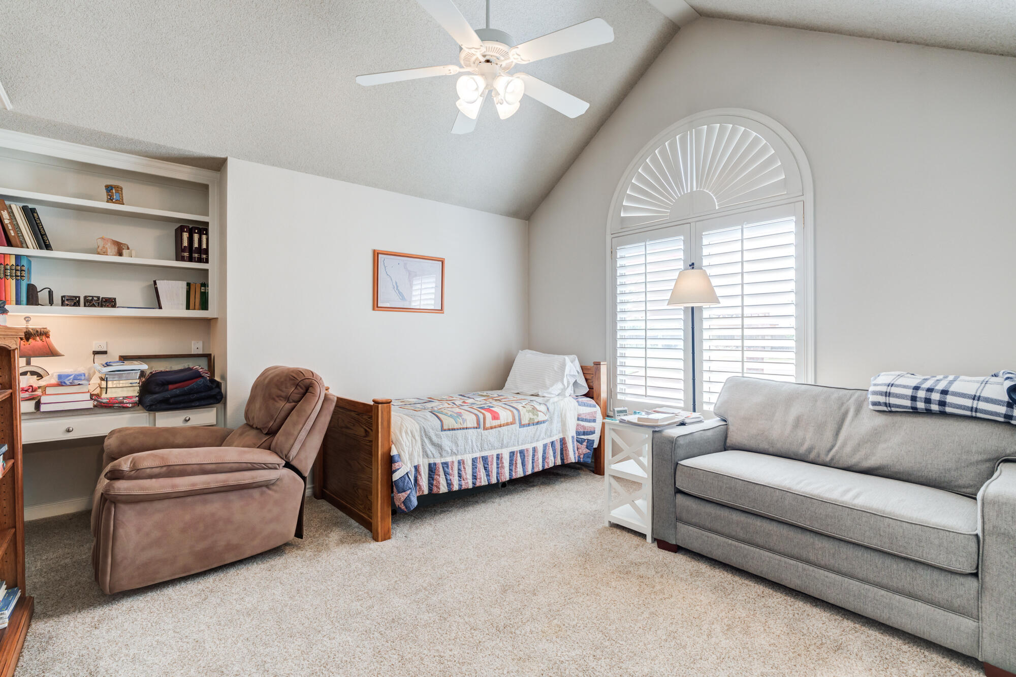3522 156th Street Lubbock, TX 79423 - Photo 39 of 75 a living room with furniture and a large window