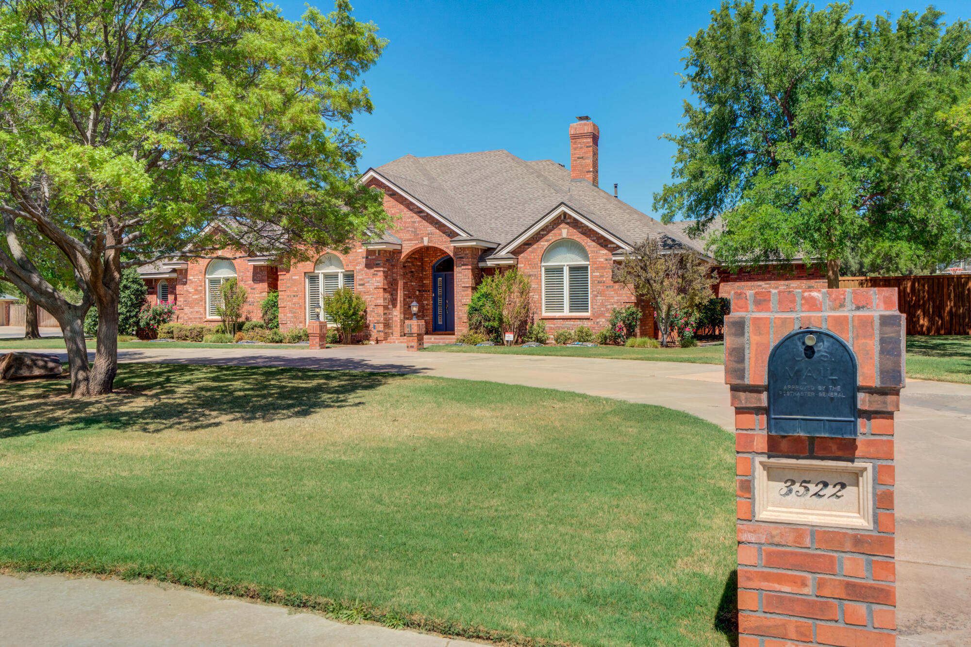 3522 156th Street Lubbock, TX 79423 - Photo 75 of 75 a front view of a house with a yard