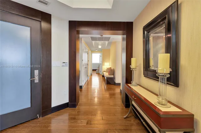 a bedroom with a bed and a cabinets