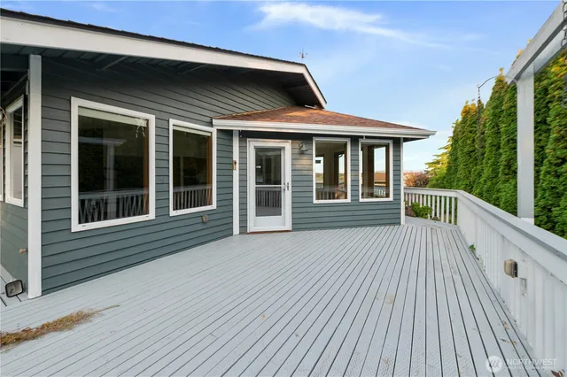 a view of a city from a balcony