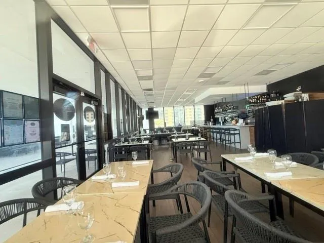 a front view of a building