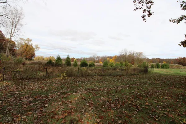 a view of an outdoor space with mountain view