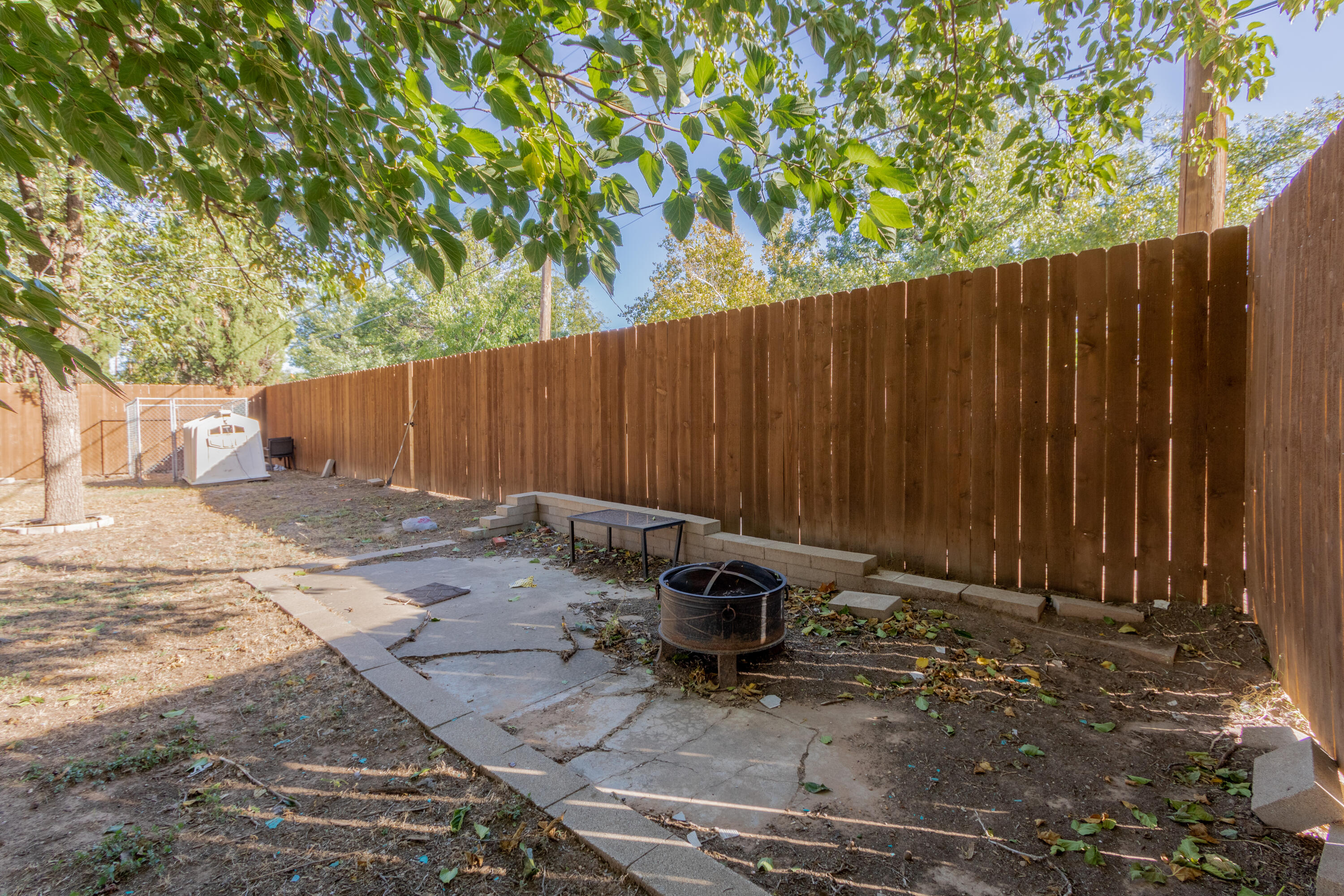 4021 38th Street Lubbock, TX 79413 - Photo 28 of 32 a view of a backyard with wooden fence
