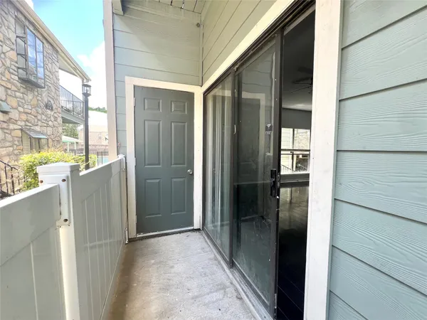 a view of front door