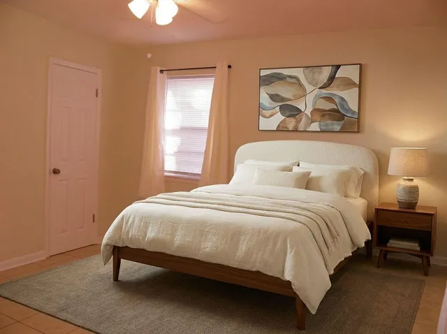 wooden floor with cabinet