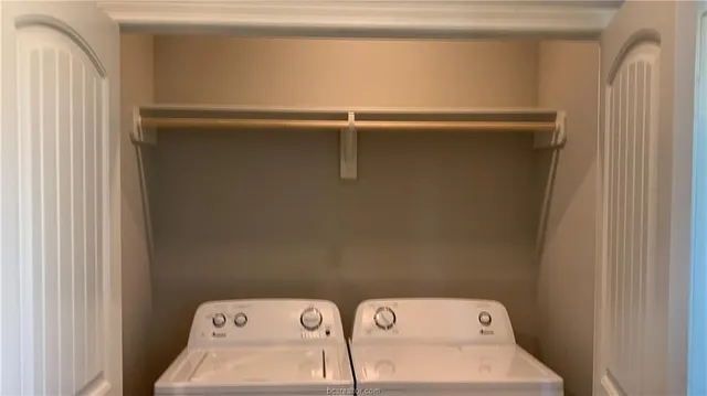 a close view of utility room