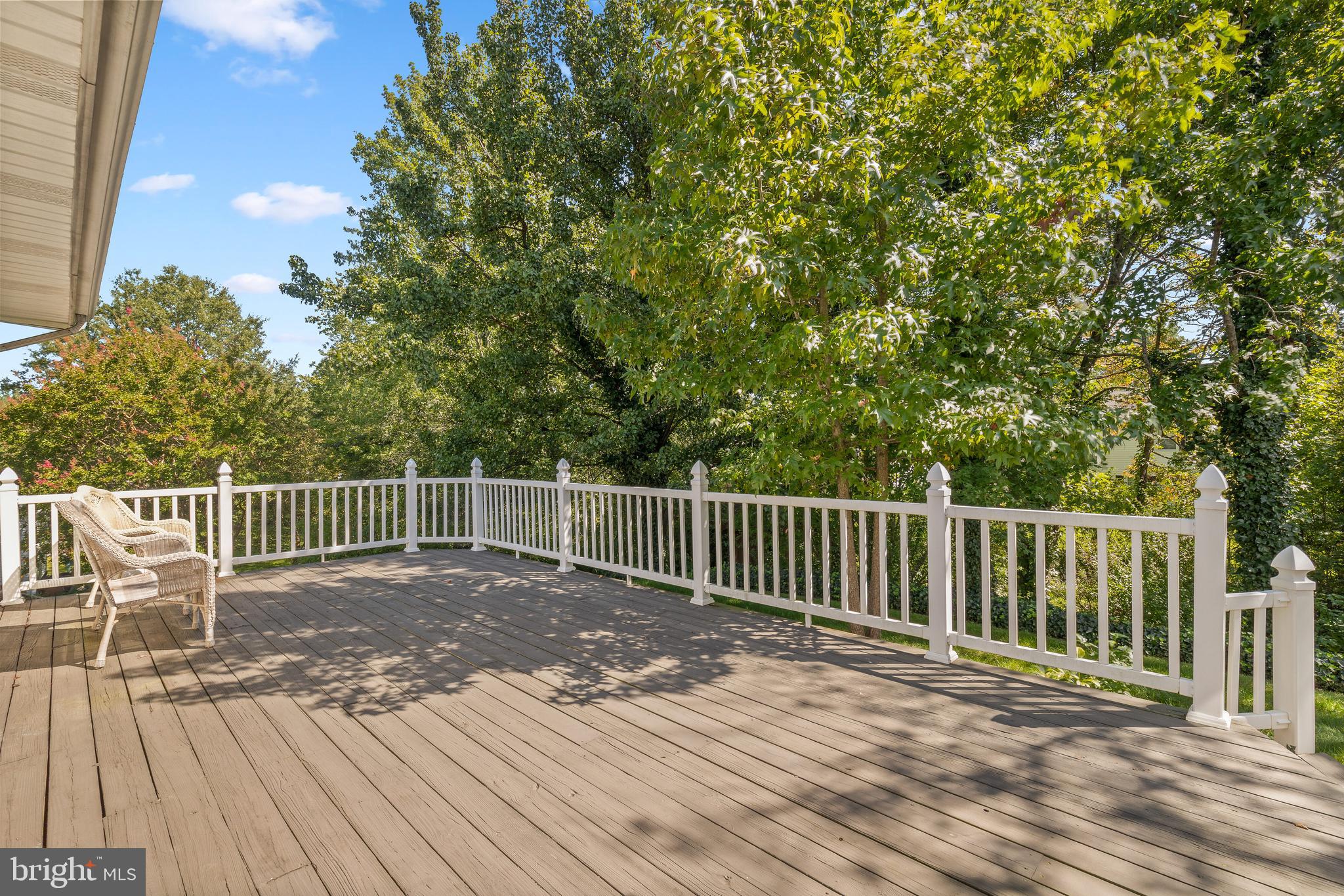 12215 Shadetree Lane Laurel, MD 20708 - Photo 25 of 52 Spacious Deck backing to Trees