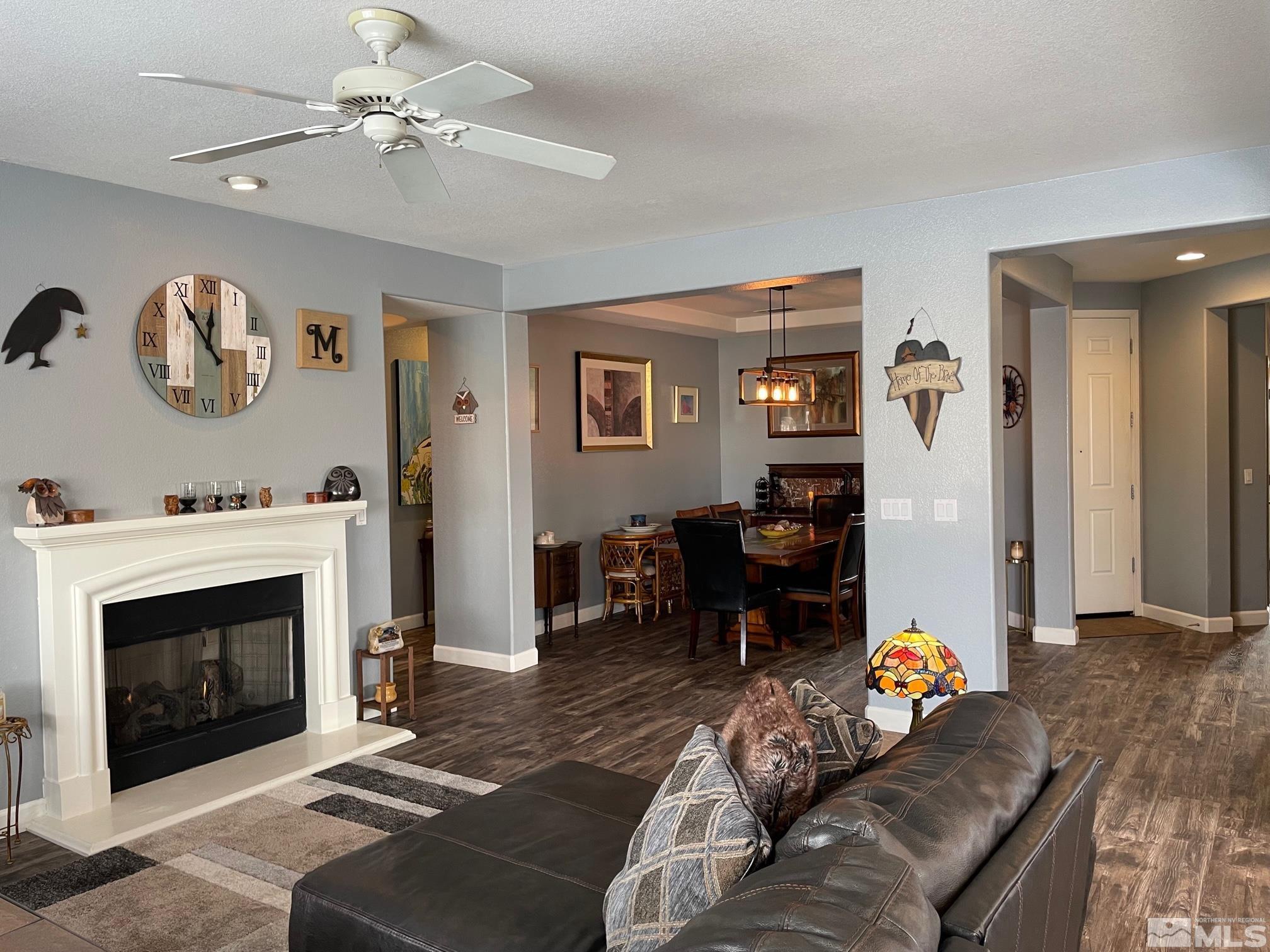 10635 Fire Poppy Circle Reno, NV 89521 - Photo 7 of 33 a living room with furniture and a fireplace