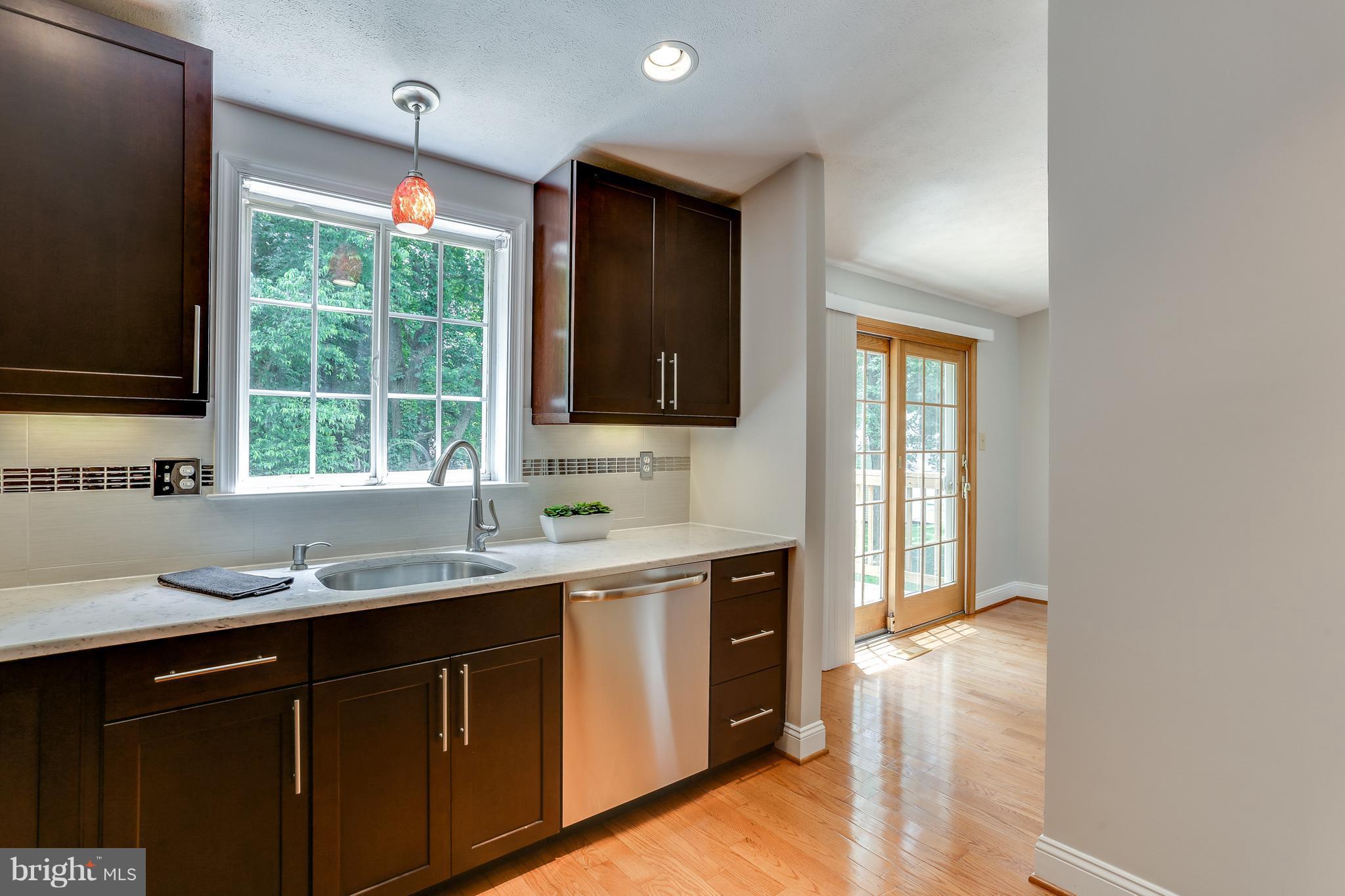 Kitchen with upgraded cabinets