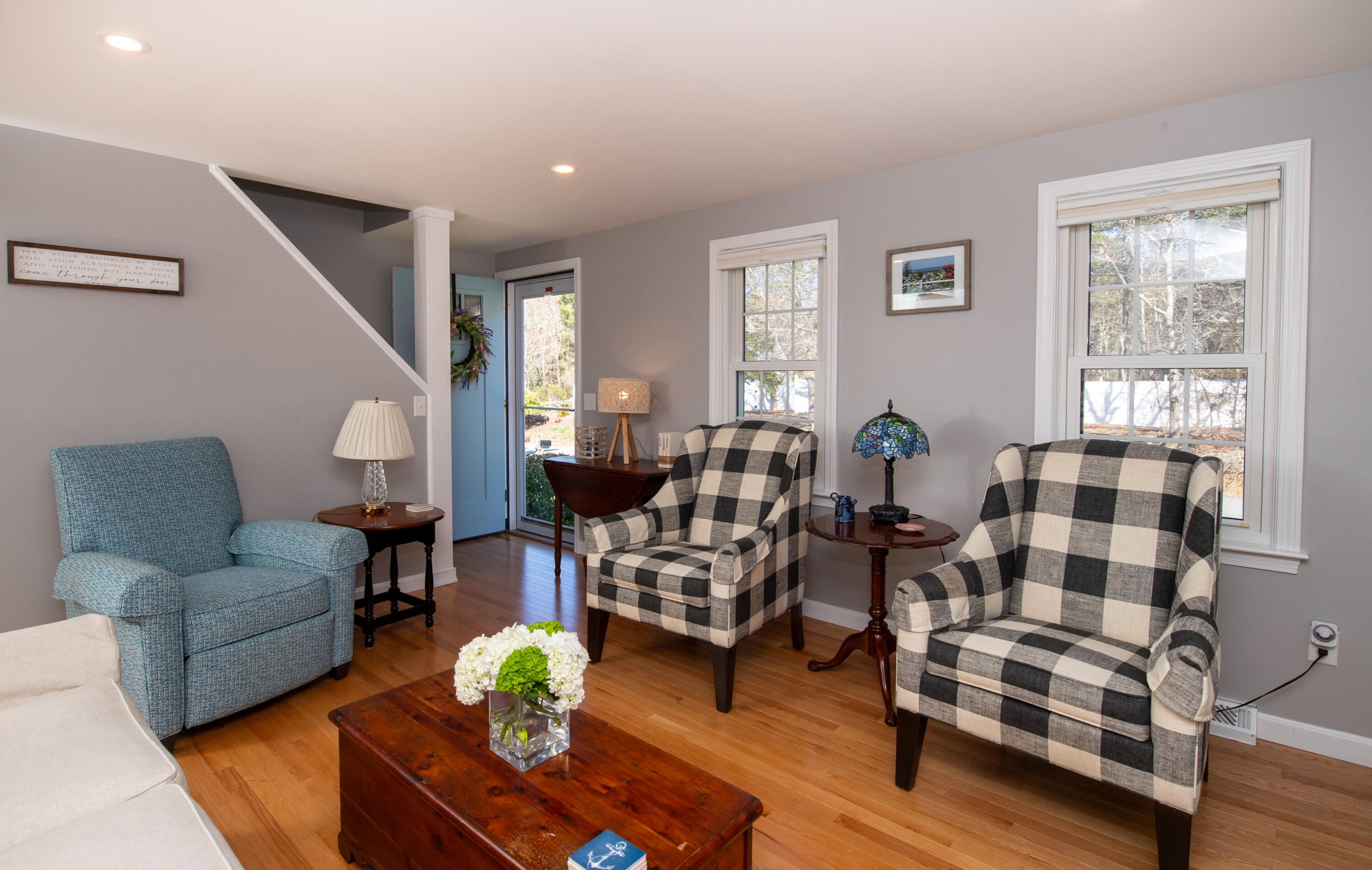 89 Trout Brook Road Cotuit, MA 02635 - Photo 2 of 67 a living room with furniture and wooden floor
