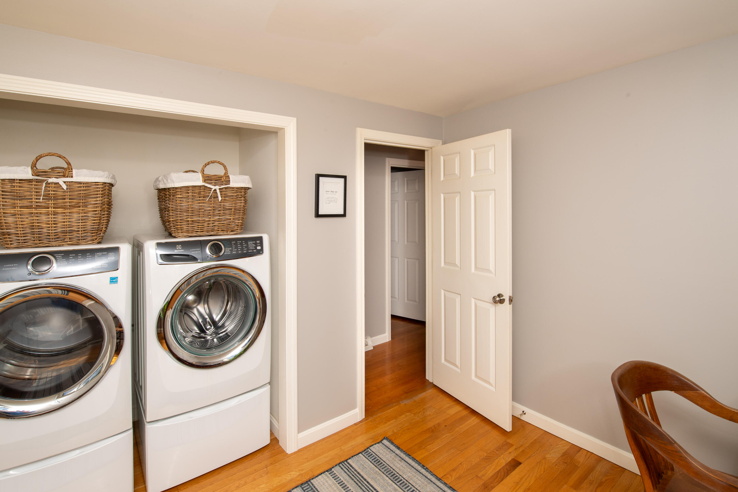 89 Trout Brook Road Cotuit, MA 02635 - Photo 28 of 67 a view of a livingroom with washer and dryer
