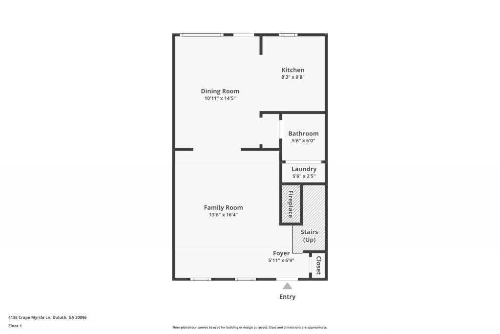 4138 Crape Myrtle Lane Duluth, GA 30096 - Photo 11 of 50 a picture of a floor plan