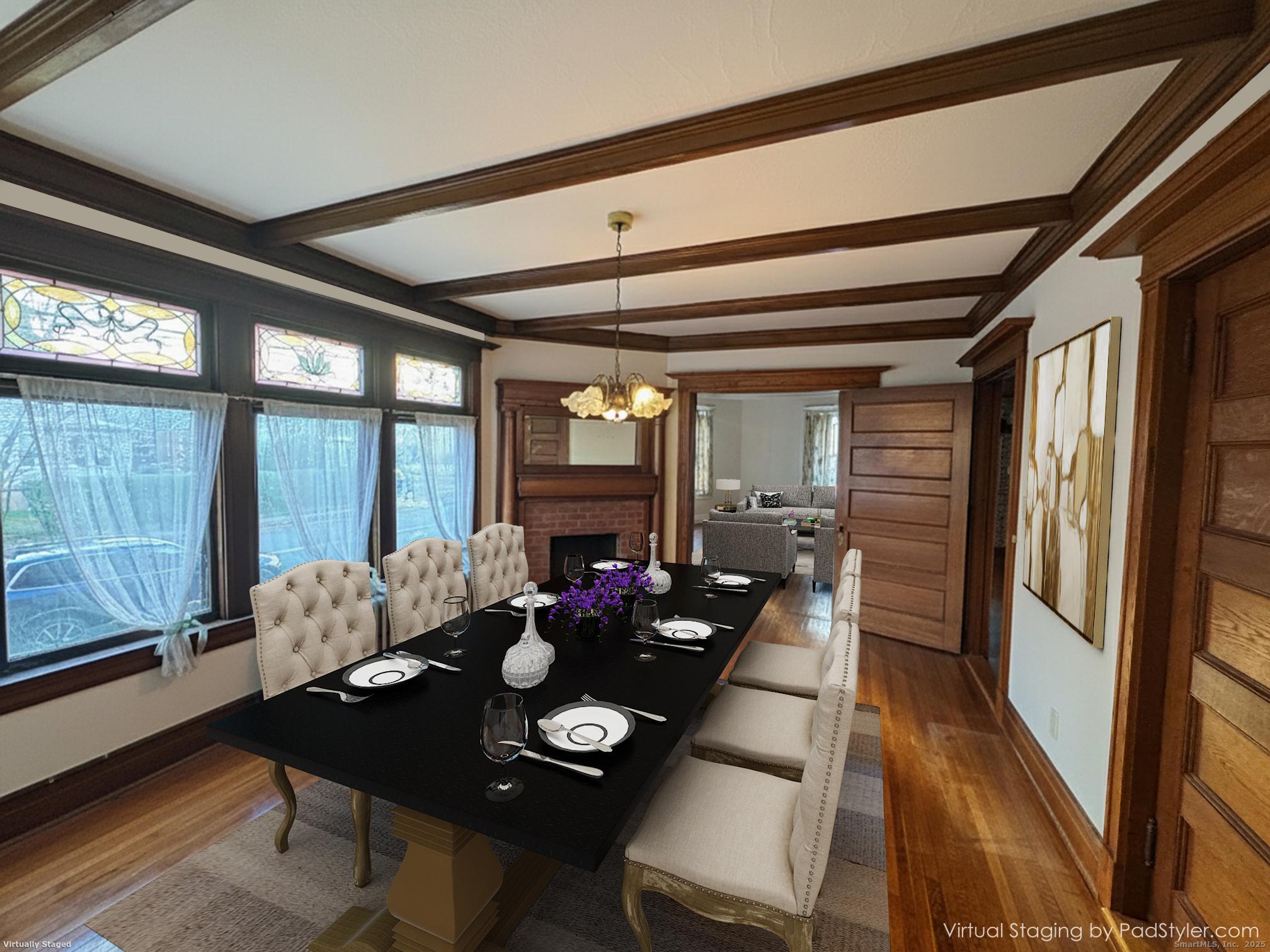 518 Prospect Avenue Hartford, CT 06105 - Photo 13 of 39 a living room with furniture and floor to ceiling window