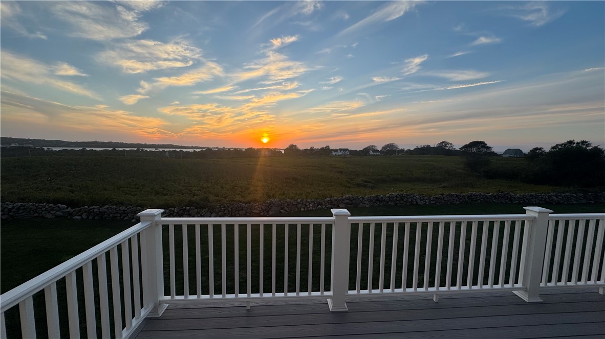 1712 Corn Neck Road, Unit 2 Block Island, RI 02807 - Photo 24 of 38 2nd floor back deck with sunset views