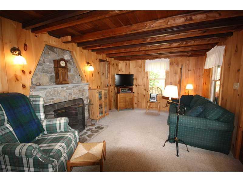 15 Ocean View Place Boothbay, ME 04544 - Photo 6 of 18 Living Room. Beautiful stone...