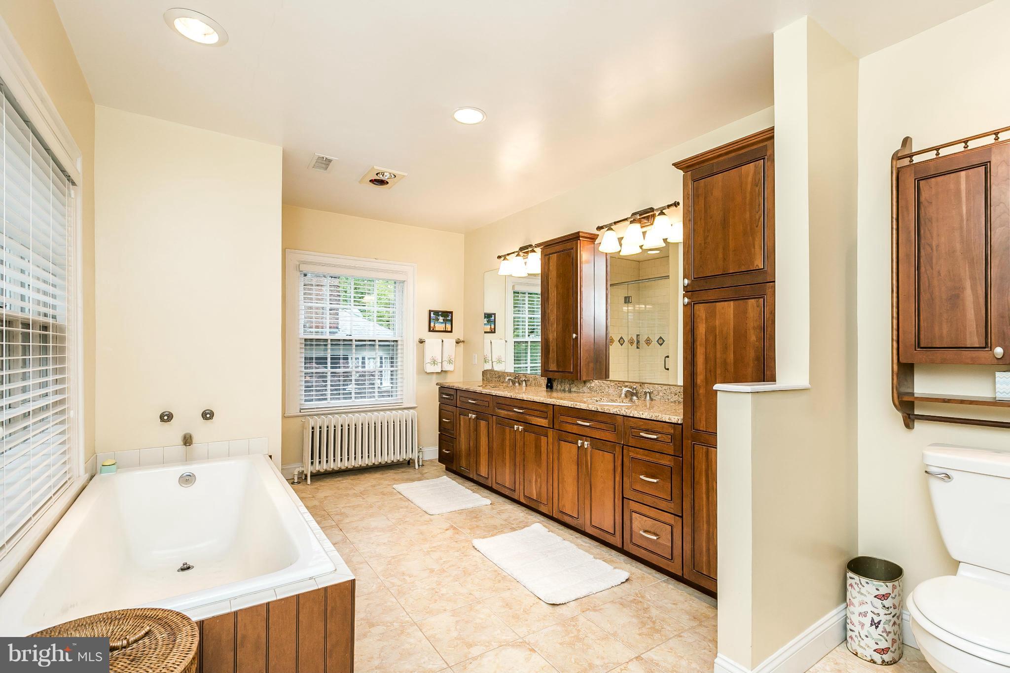 9 Midvale Road Baltimore, MD 21210 - Photo 22 of 30 a large bathroom with a tub sink and mirror