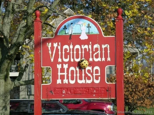 a sign on the side of a building