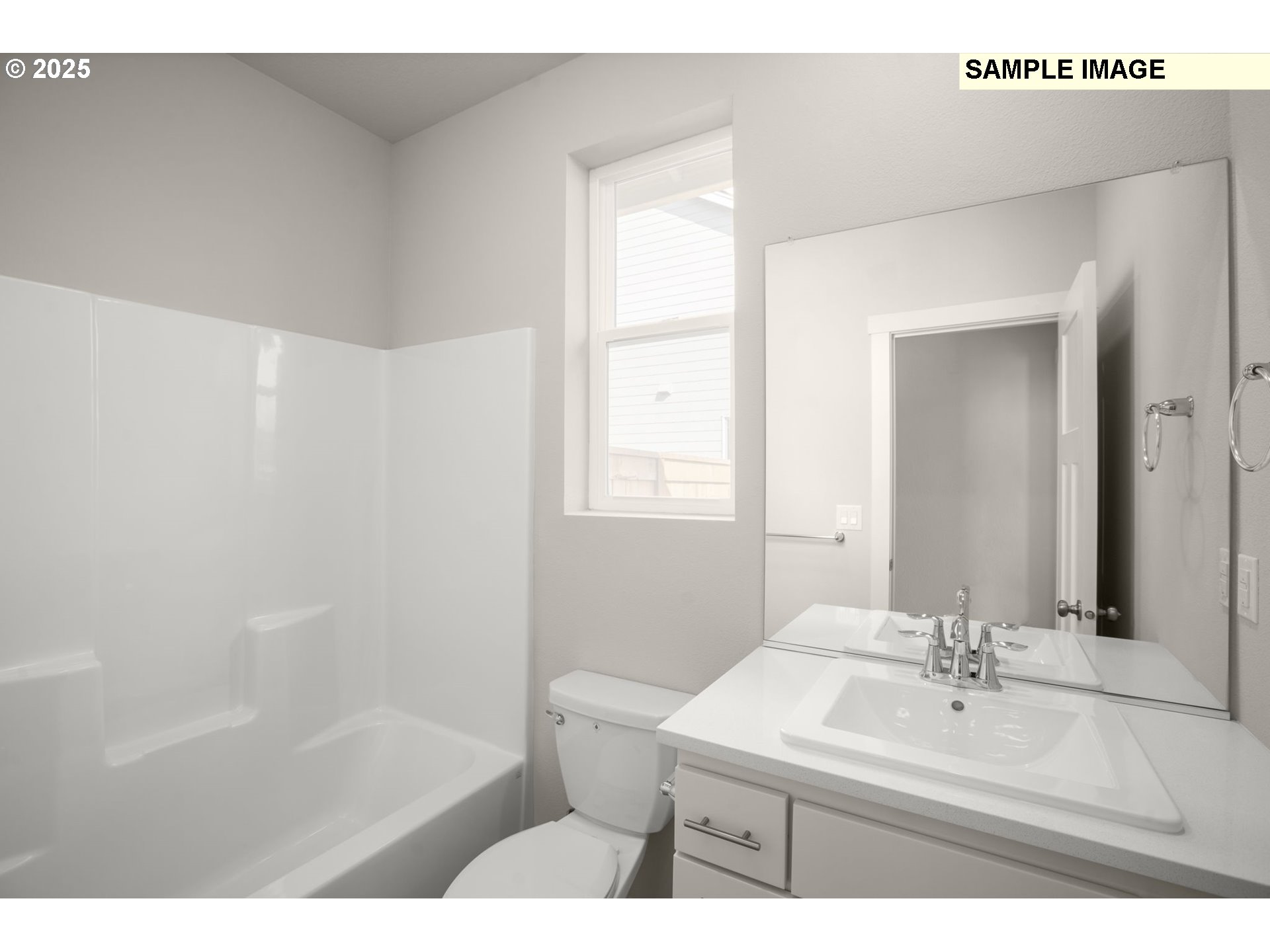 51086 Southwest Klompen Street Scappoose, OR 97056 - Photo 19 of 28 a bathroom with a sink a toilet and a bathtub