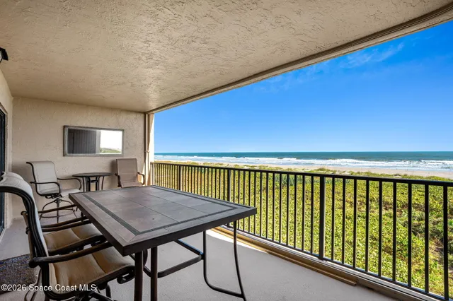 a dining room with furniture