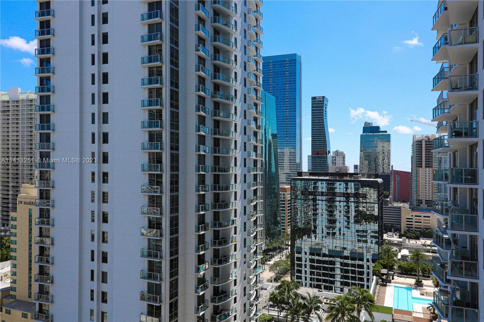 1010 Brickell Avenue, Unit 2505 Miami, FL 33131 - Photo 8 of 38 a city view with tall buildings