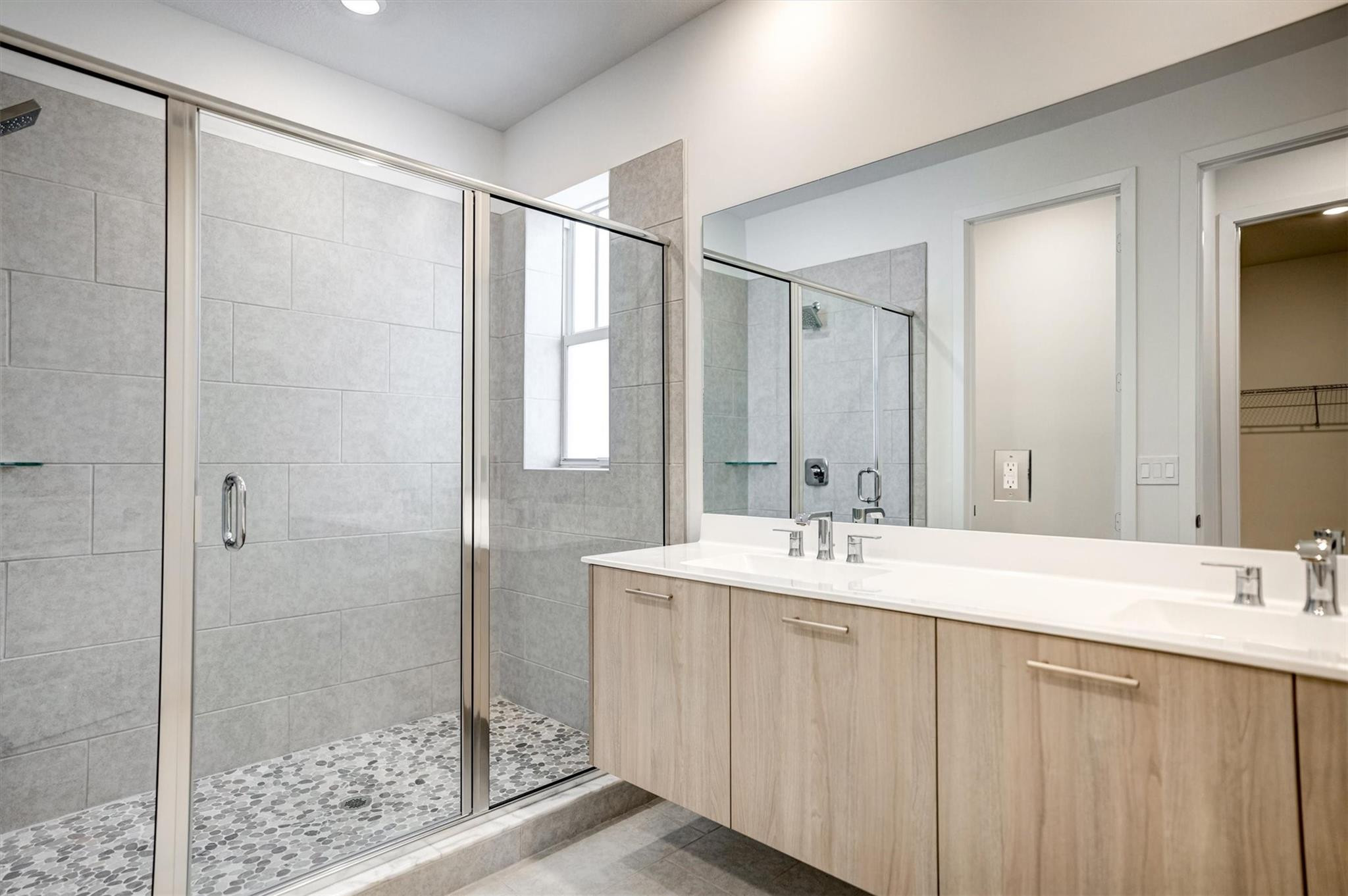 12328 Southwest 43rd Street Davie, FL 33330 - Photo 53 of 95 Primary Bathroom with floating cabinets