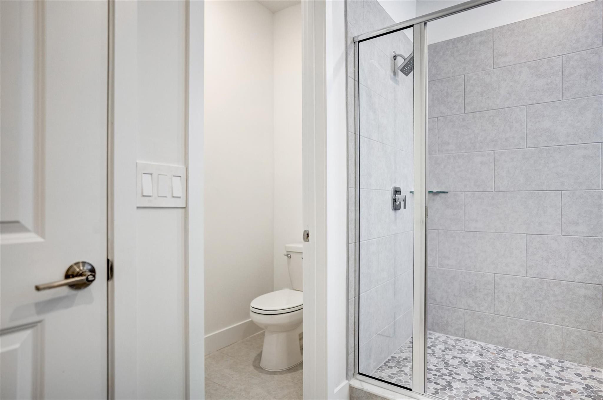 12328 Southwest 43rd Street Davie, FL 33330 - Photo 55 of 95 Shower with natural stone flooring