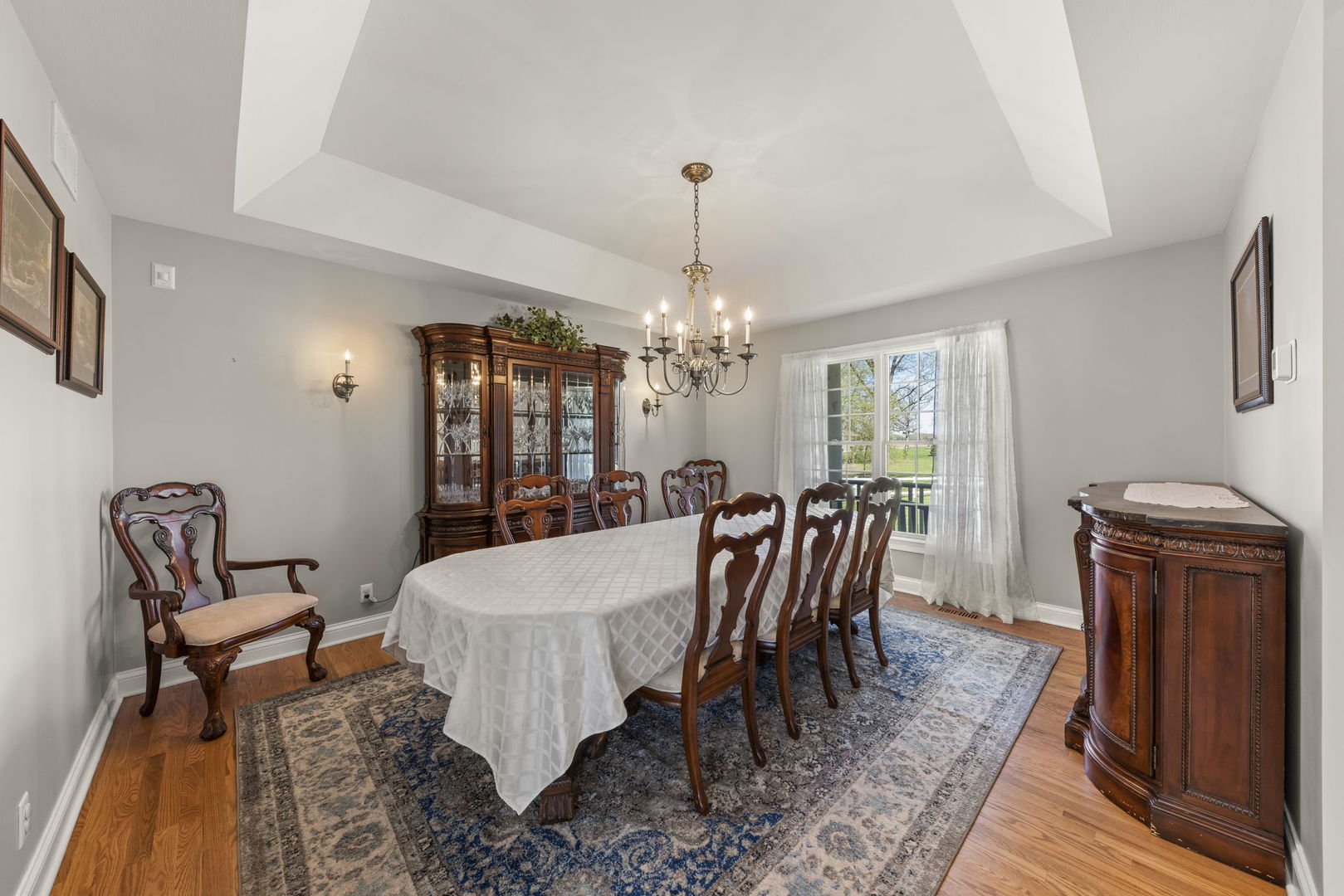 15646 Griswold Springs Road Plano, IL 60545 - Photo 10 of 46 a view of a dining room with furniture and window