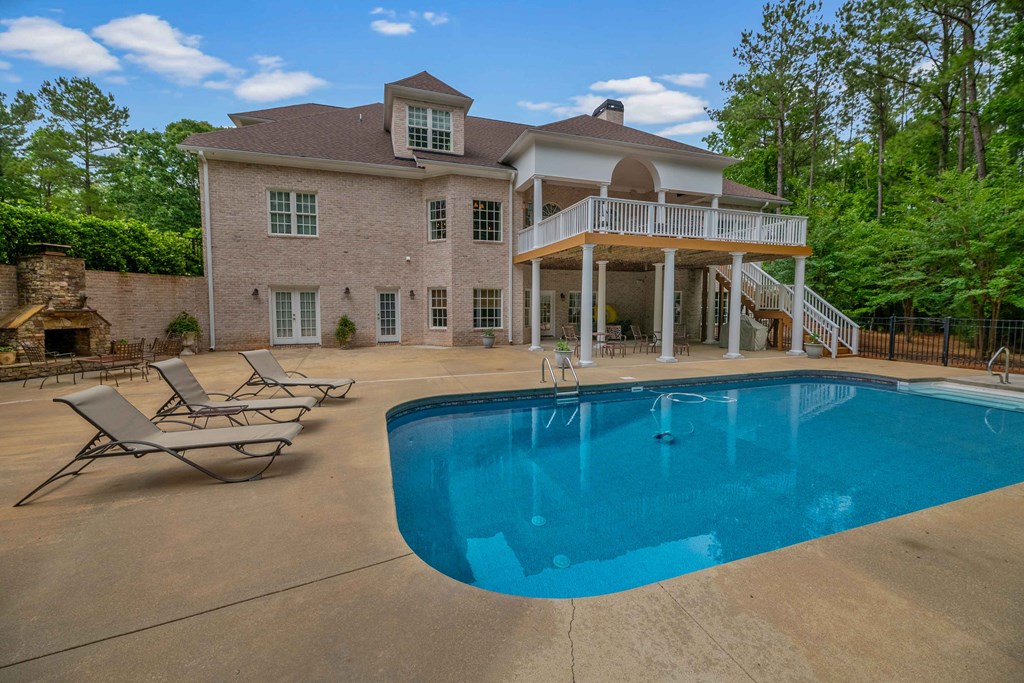 8930 River Road Columbus, GA 31904 - Photo 56 of 61 Back Patio and Salt Water Pool