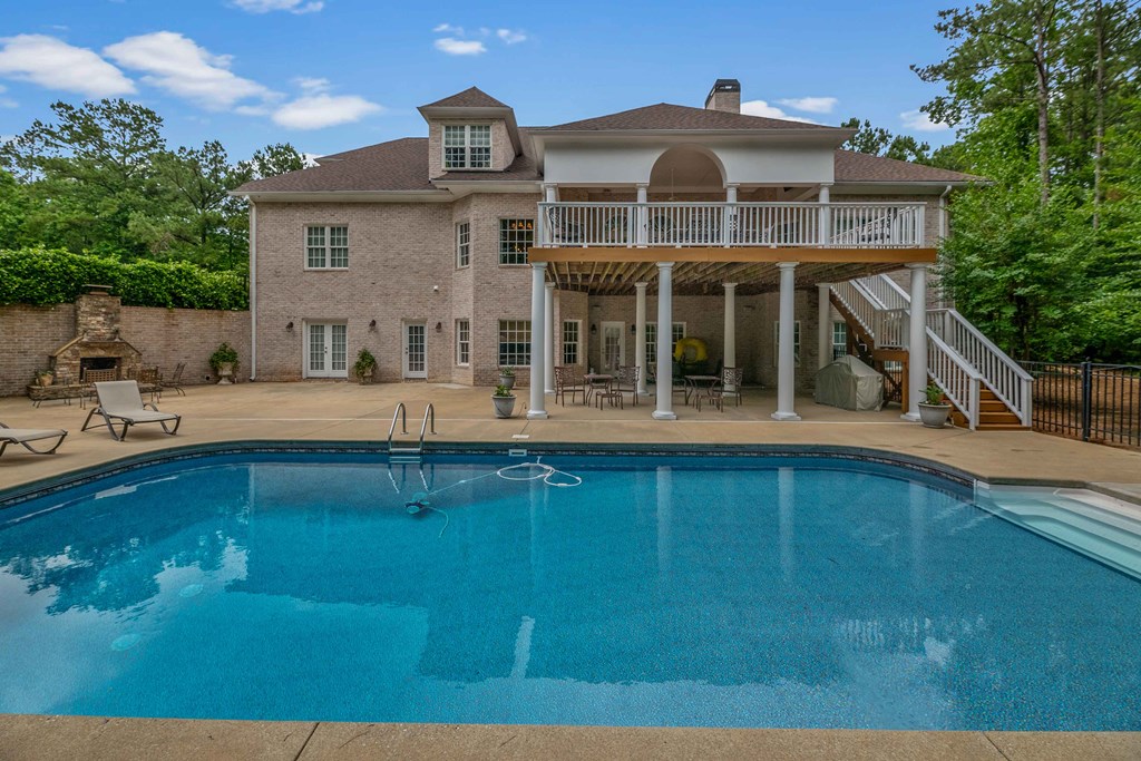8930 River Road Columbus, GA 31904 - Photo 57 of 61 Salt Water Pool and Outdoor Fireplace
