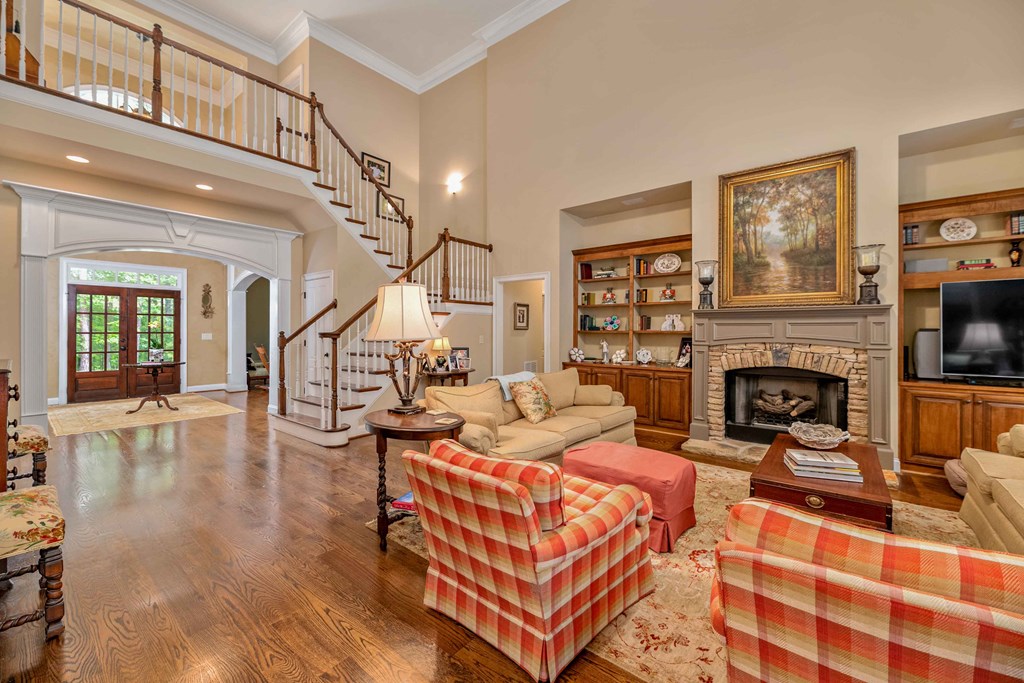 8930 River Road Columbus, GA 31904 - Photo 10 of 61 Living Room with Staircase to Upper Level