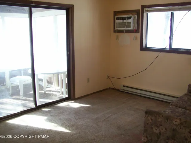 a view of a room with window