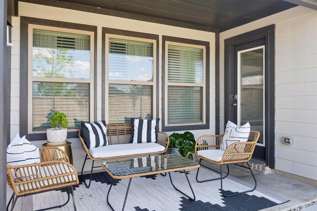 1505 Wayback Drive Celina, TX 75009 - Photo 23 of 25 Picture yourself here on a crisp evening, gathered with loved ones under the soft glow of string lights, sharing laughter and stories. Or imagine starting your day with a peaceful cup of coffee. With ample space for seating or dining, that patio is perfect for hosting or simply soaking up quiet personal time.