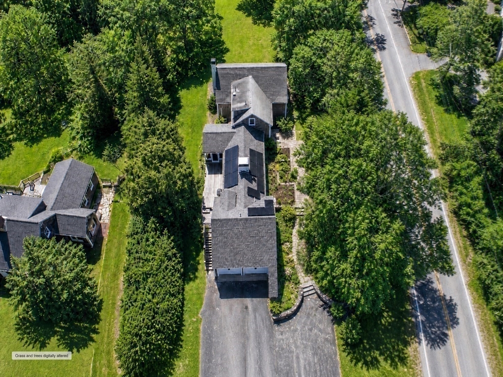 60 Rock Harbor Road Orleans, MA 02653 - Photo 34 of 37 an aerial view of a house with a yard and garden