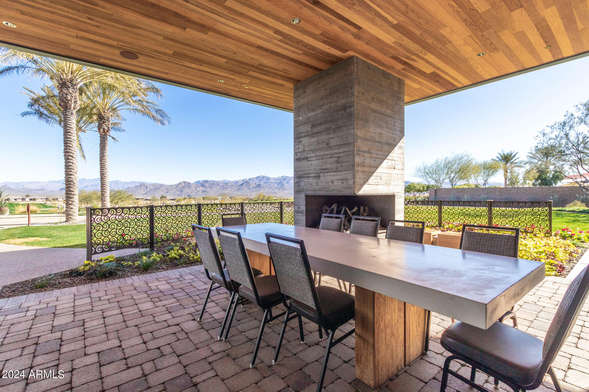 17810 East StockingTrail Rio Verde, AZ 85263 - Photo 51 of 61 a view of a patio with a table chairs and a patio
