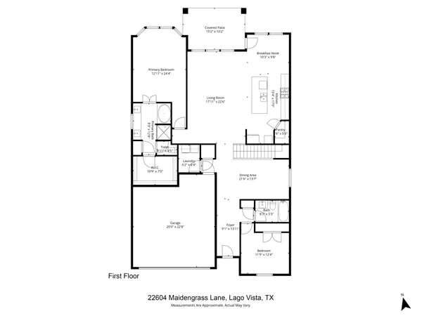 $2,895 | 22604 Maidengrass Lane, Lago Vista, TX 78645