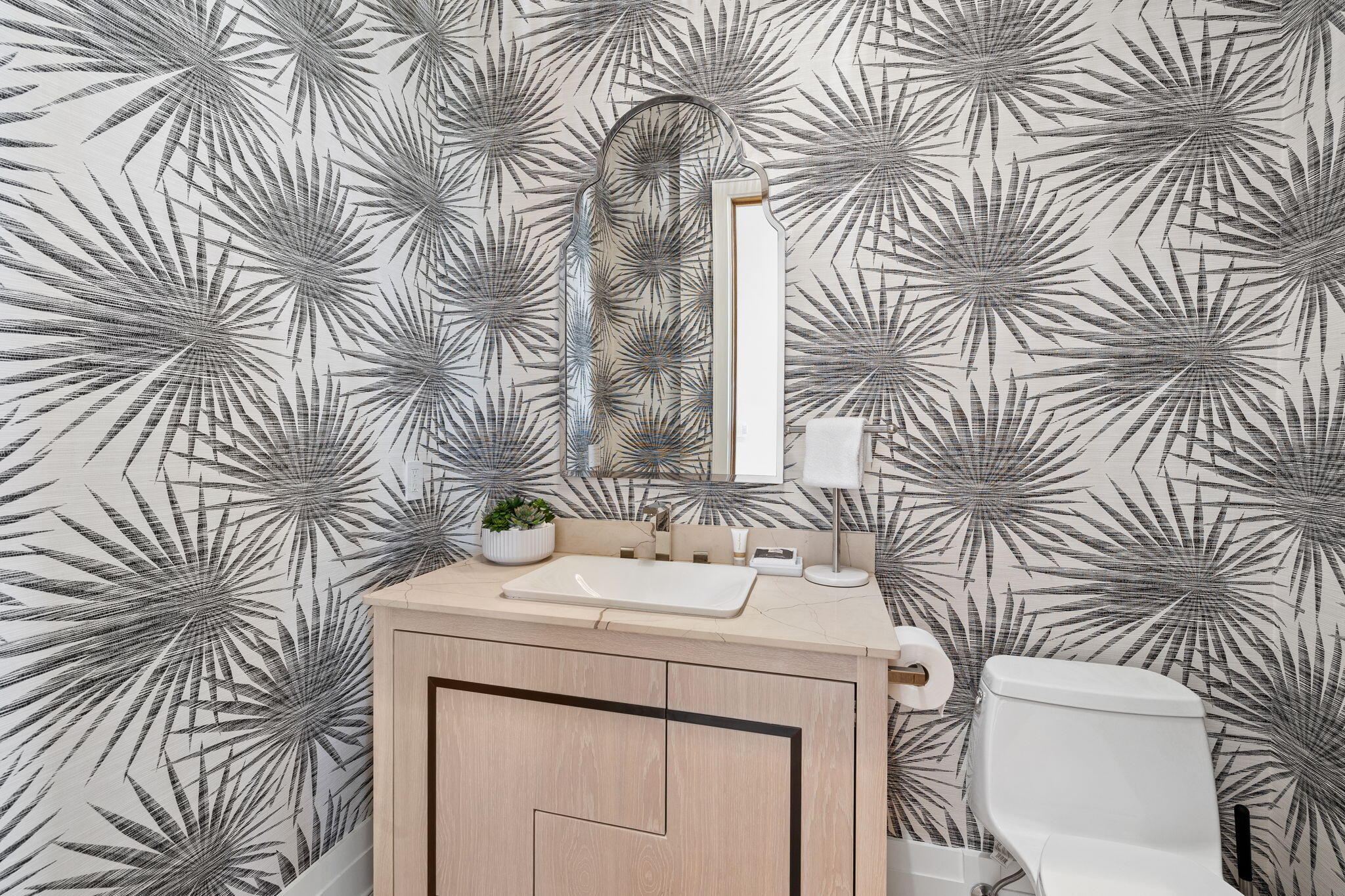 3504 East County Highway 30A Santa Rosa Beach, FL 32459 - Photo 97 of 137 a bathroom with a sink a mirror and a toilet