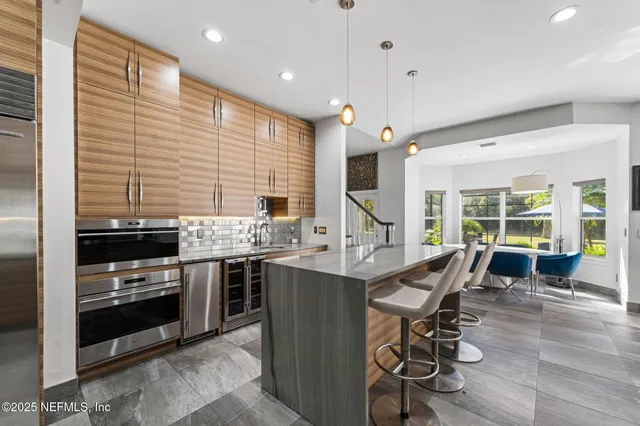 a white bath tub sitting in a bathroom